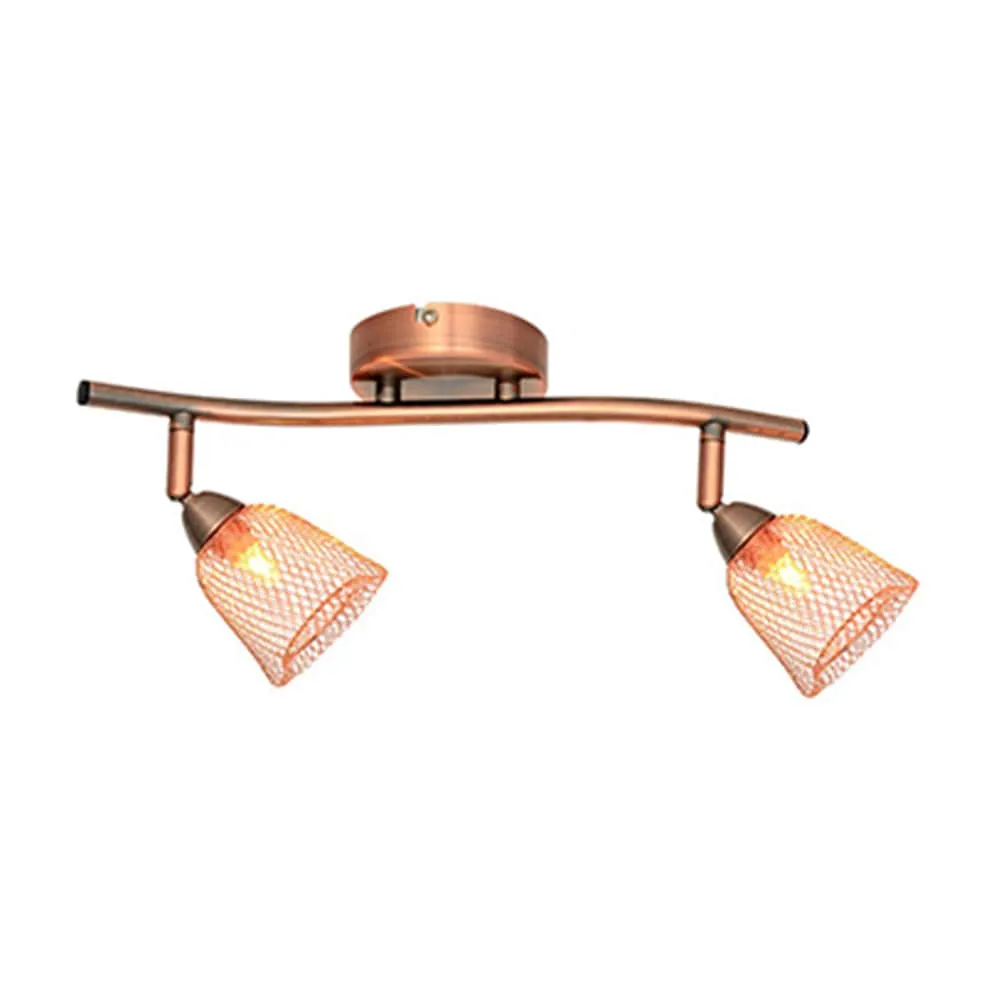 Mesh Antique Copper Spotlights