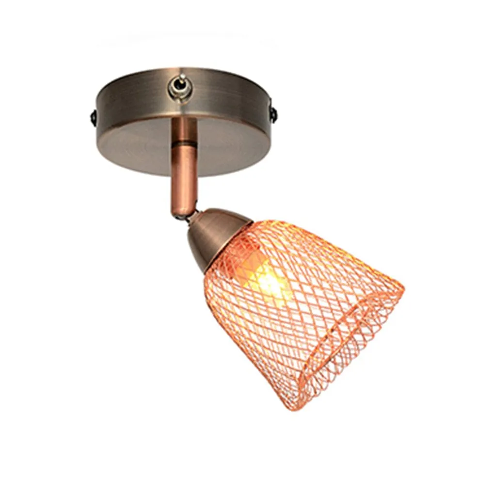 Mesh Antique Copper Spotlights