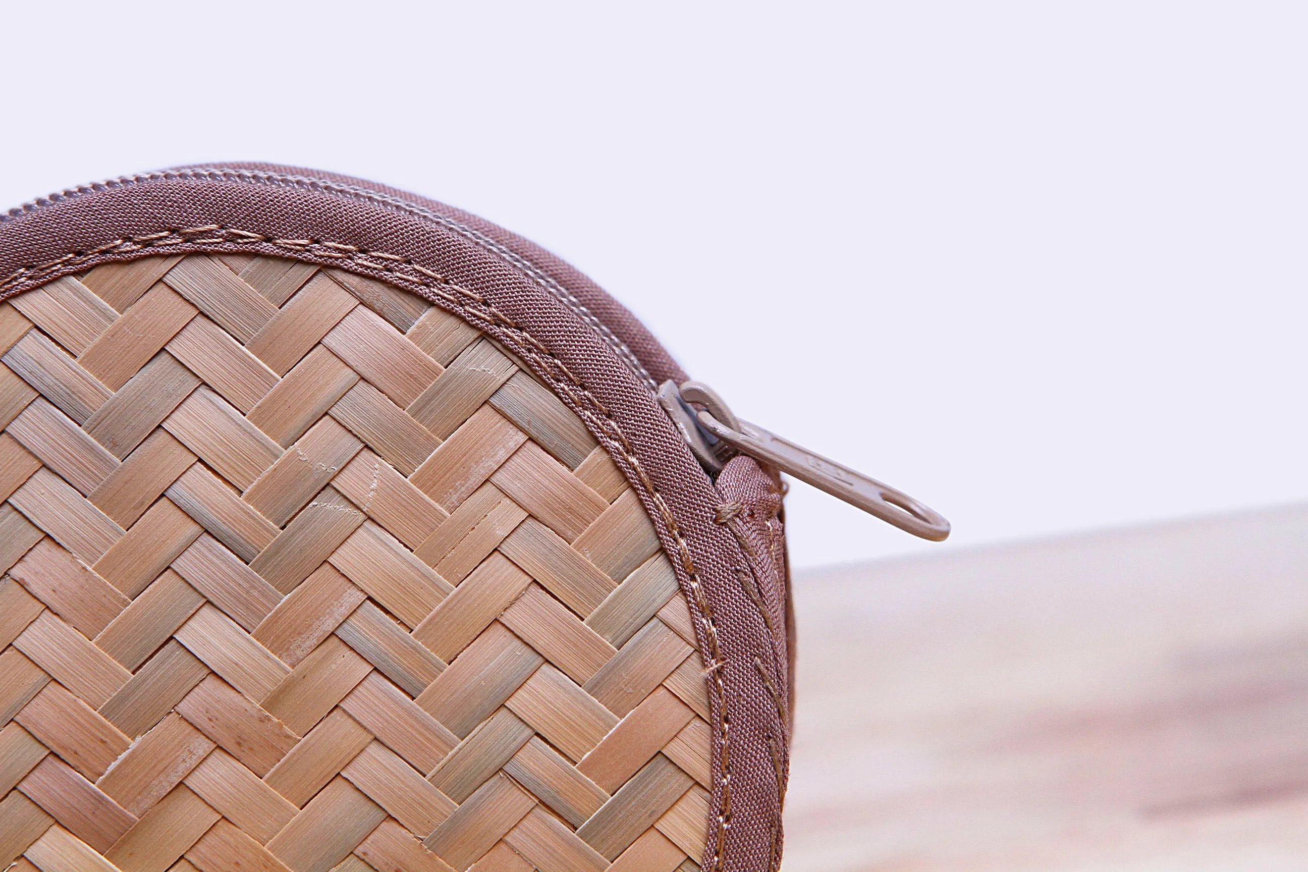 Nattira - Coin Reed-woven Bag