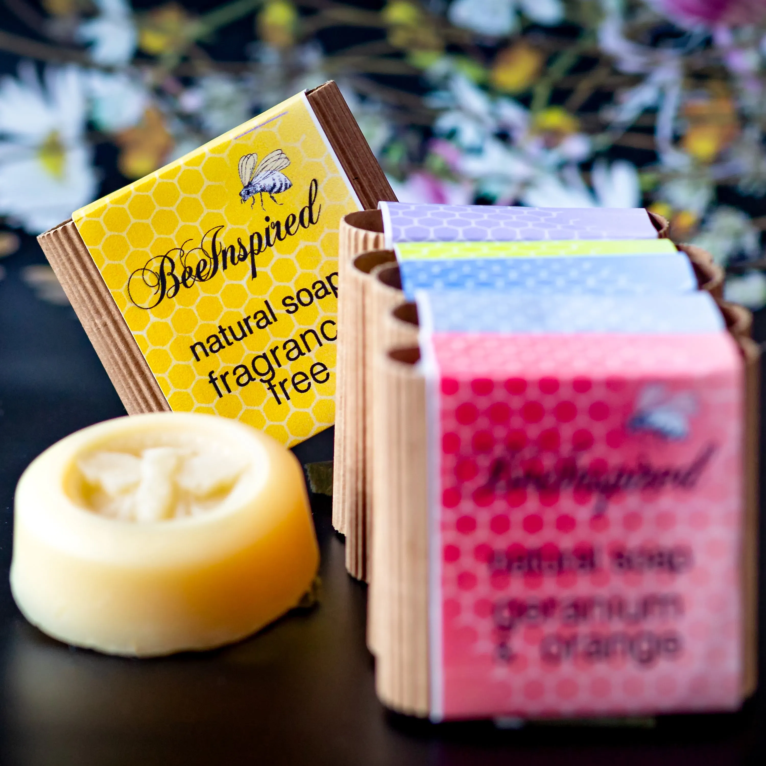 natural soap - geranium & orange