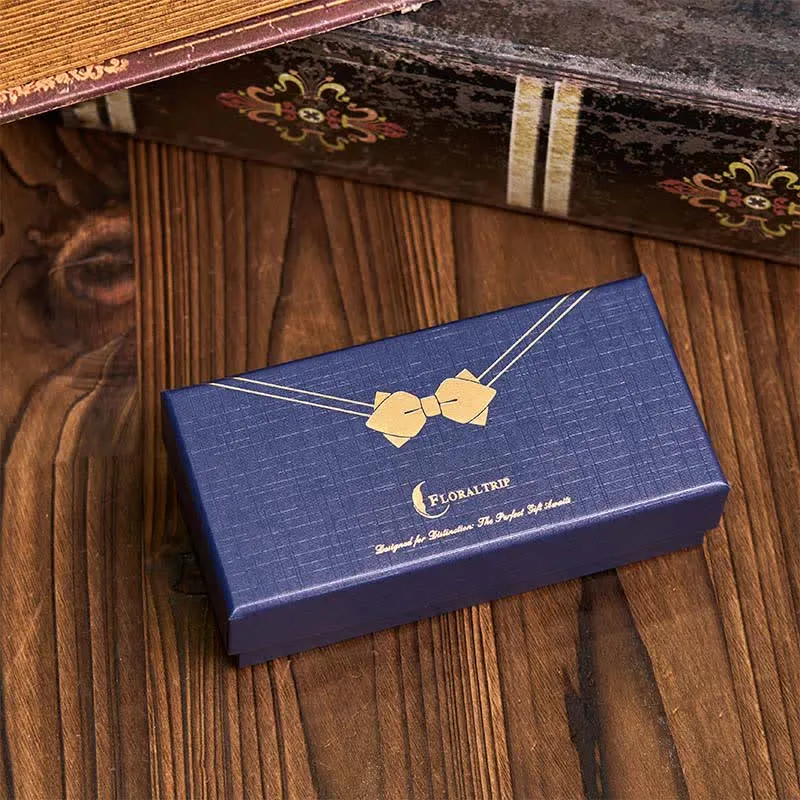 Parent-child Bow Ties Luxurious Wooden Gift Box