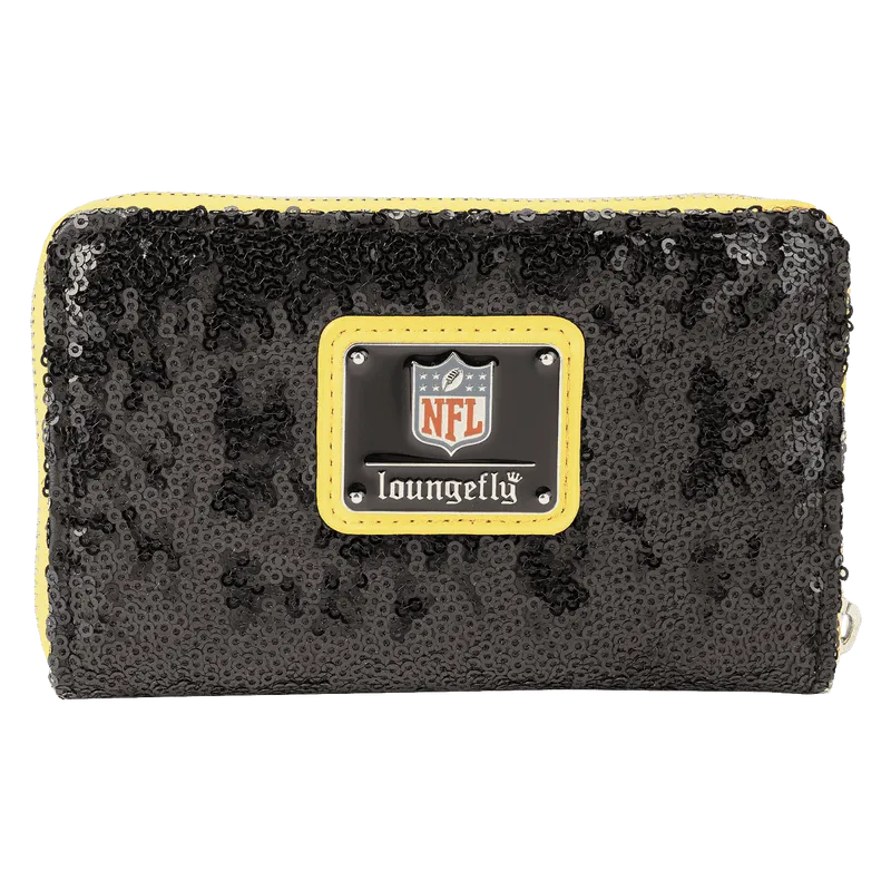 Pittsburgh Steelers - NFL Sequin Zip Around Wallet