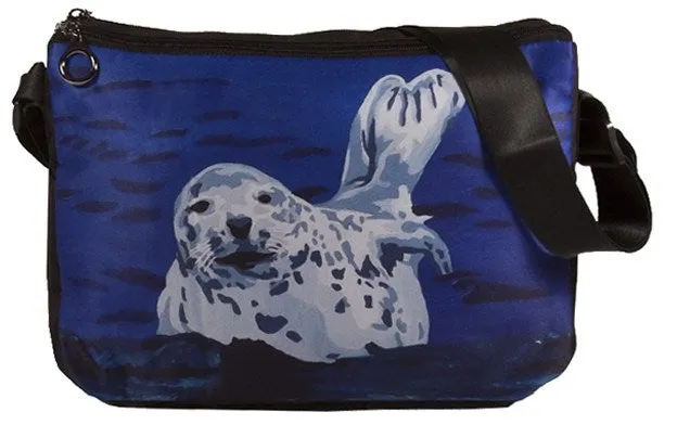 Playful Pup Signature Messenger Bag