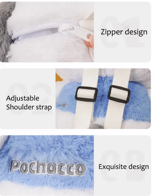 Pocha Fluffy Plush Doll Backpack