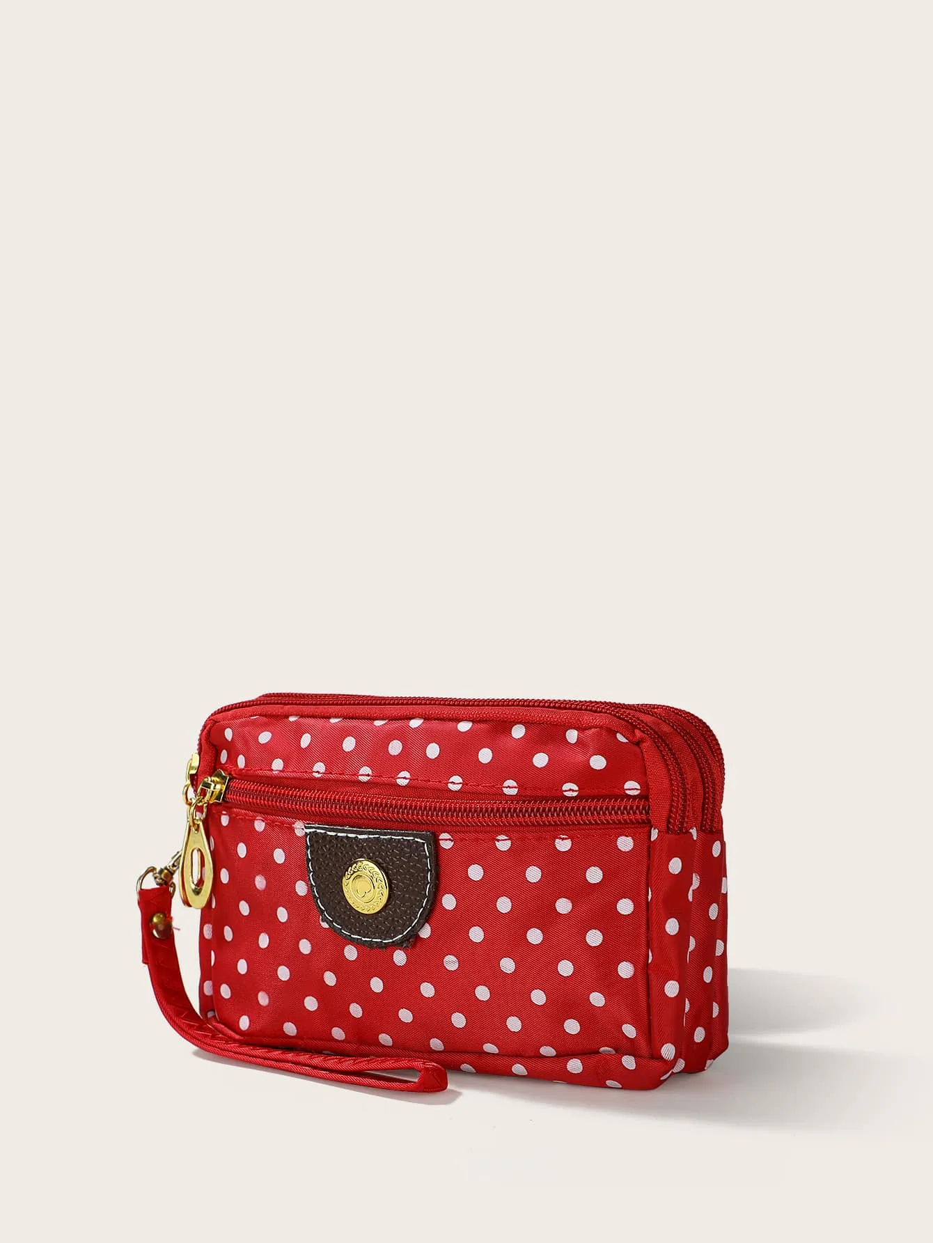 Polka Dot Clutch Bag