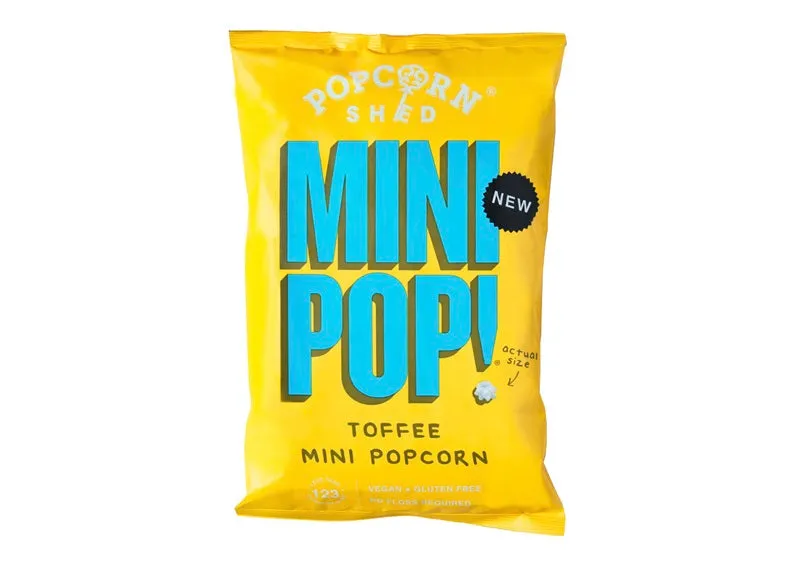 Popcorn Shed Toffee Mini Pop! Sharing Bag 100G