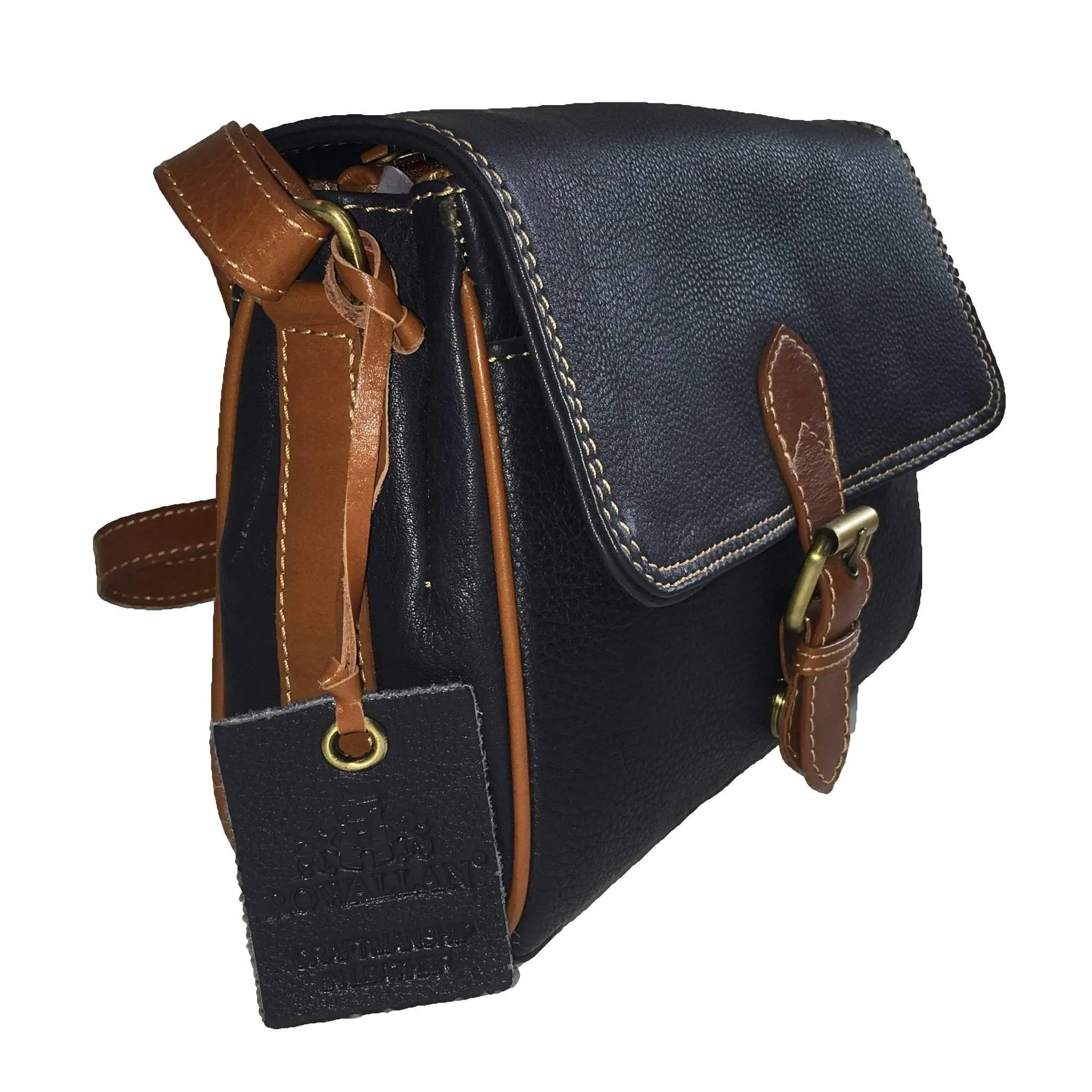 Prelude Half Flap Shoulder Bag Navy