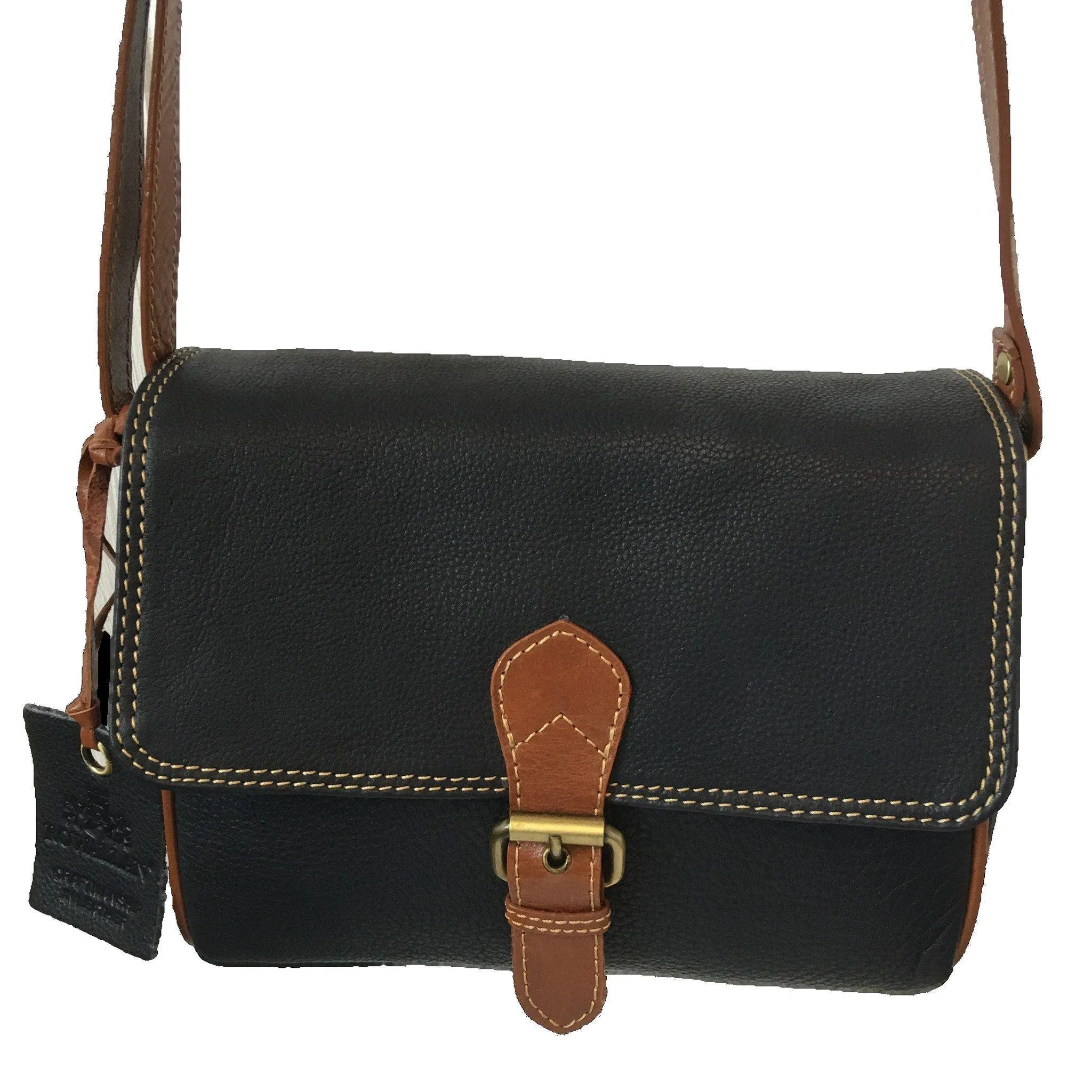 Prelude Half Flap Shoulder Bag Navy