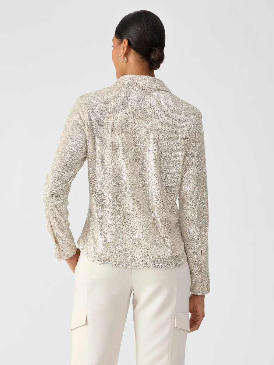 Radiant Sequin Shirt