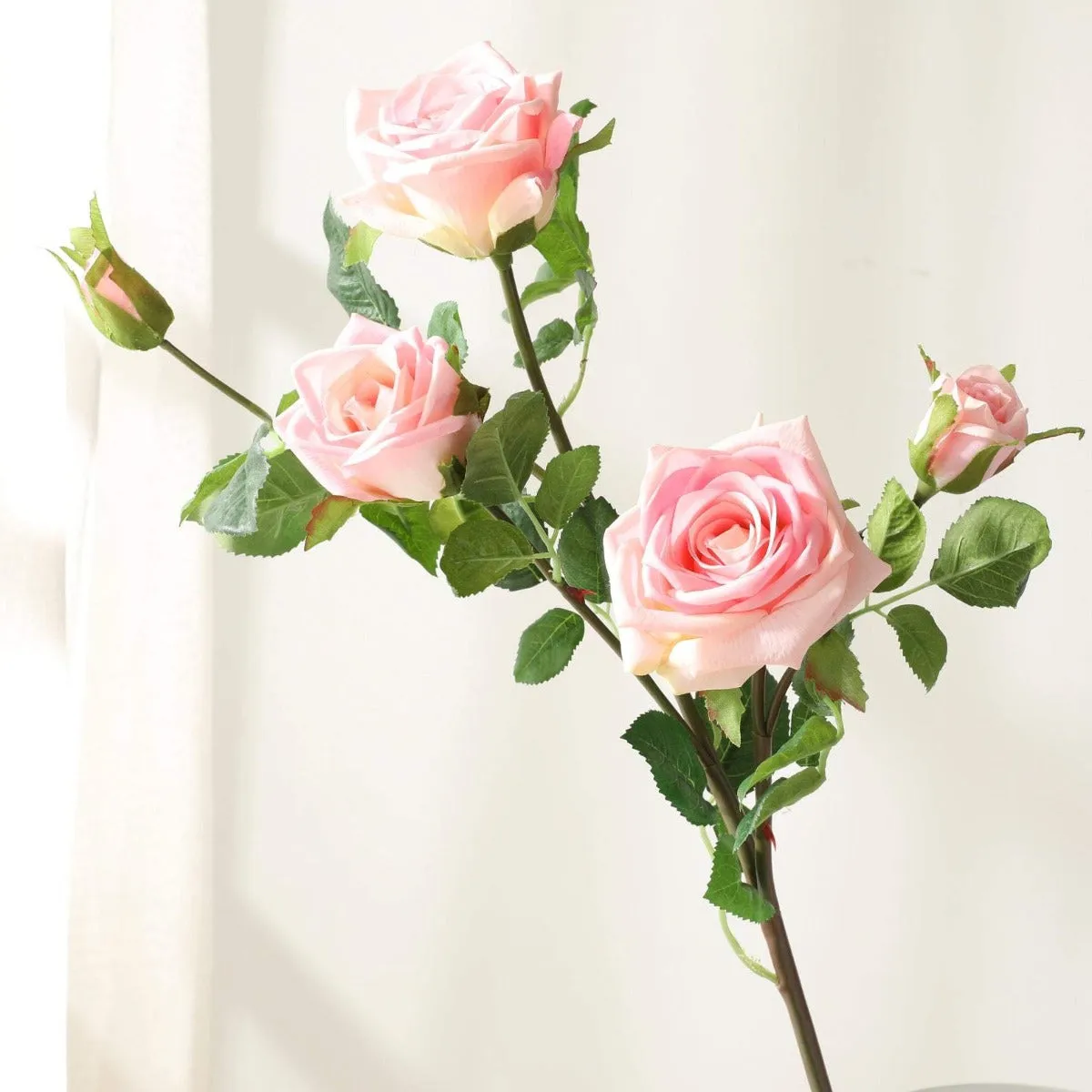 Realistic Pink Wedding Flowers Real Touch Roses