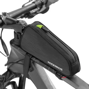 ROCKBROS Top Tube Bike Bag Bike Frame Bag Pouch Pack Cycling Accessories Fit 6.5”