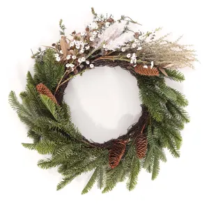 Safavieh Faux 21 Pine & Olive Leaf Wreath , FXP1095