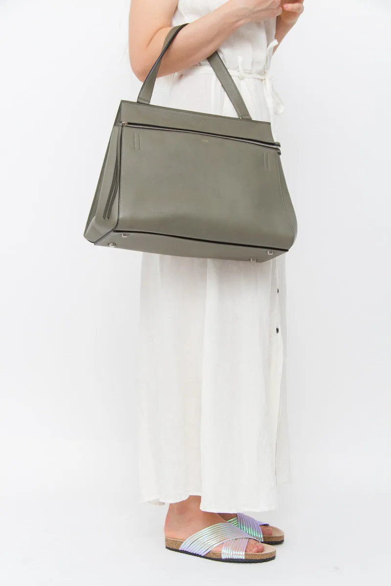 SAGE GREEN EDGE PURSE