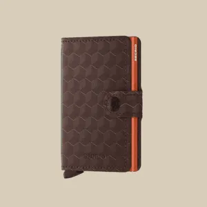 Secrid Miniwallet The Optical Brown & Orange