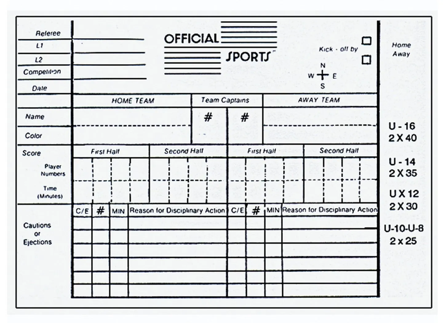 Soccer Data Wallet with Pencil