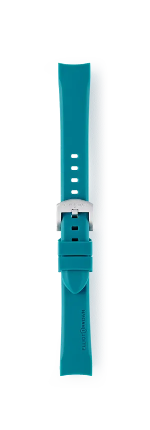 STL-R43: Teal Blue Rubber Strap for Bloxworth Hali