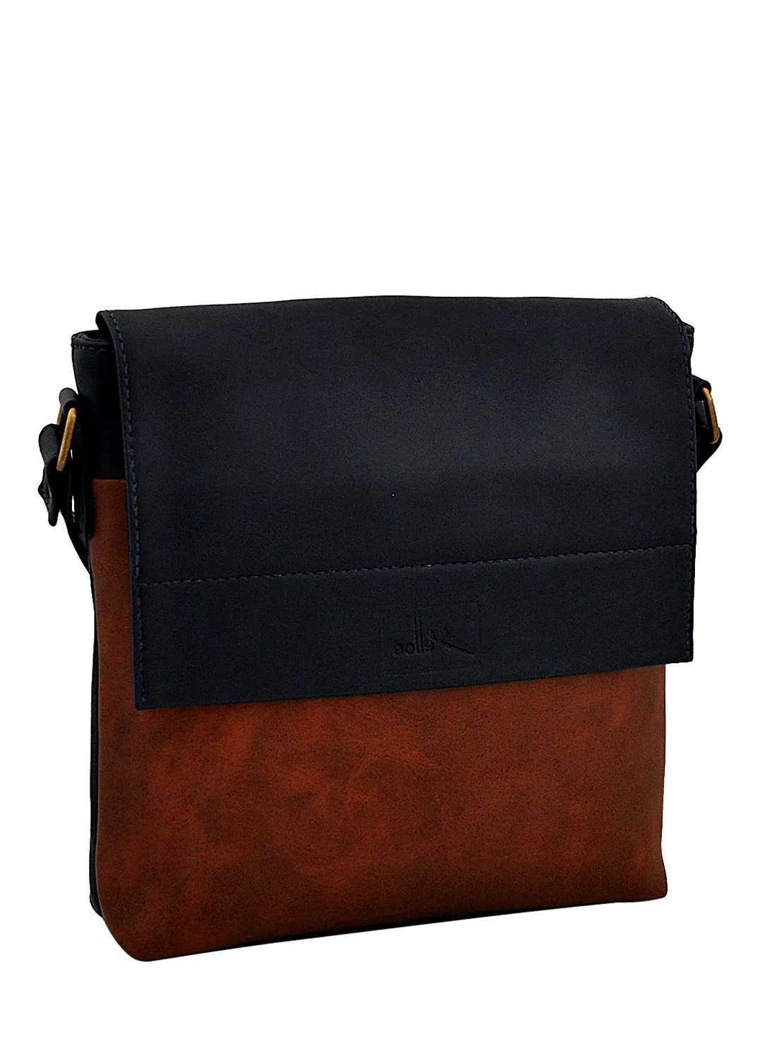 Tan Blue Messenger Bag Mens