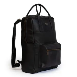 Tan Leather Goods - Charlie Backpack | Black