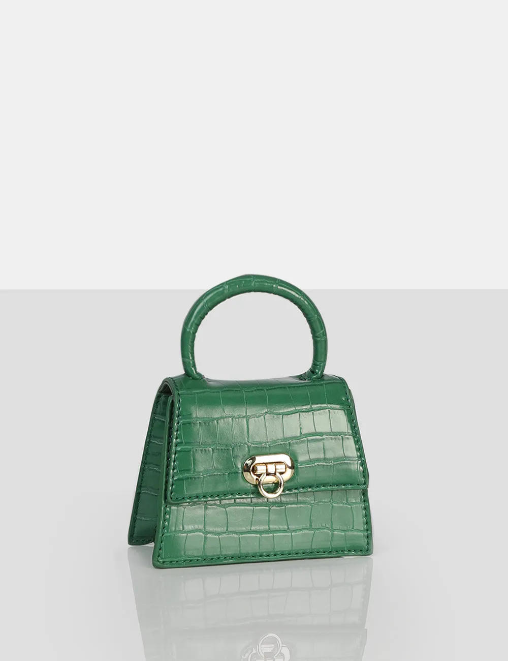 The Lilly Green Textured Mini Bag