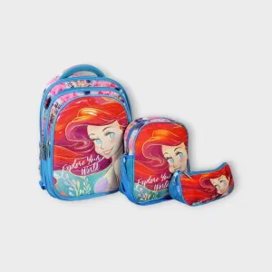 The Little Mermaid 16 Inches School Set