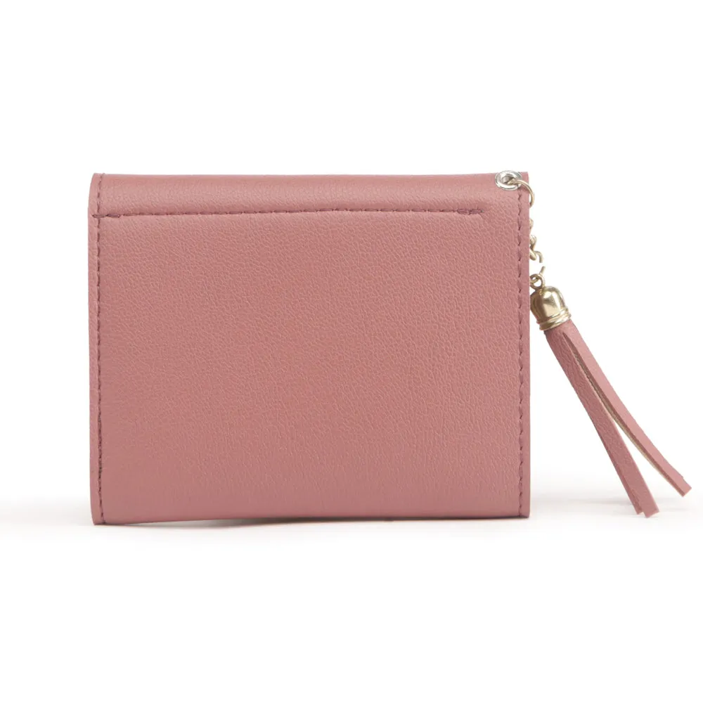 Trendy Pink Wallet Perfect For Women & Girls