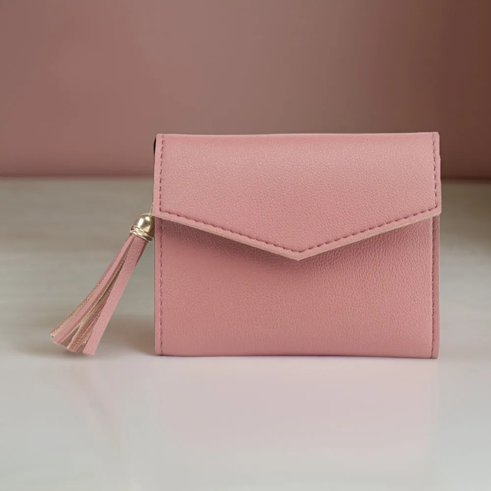 Trendy Pink Wallet Perfect For Women & Girls