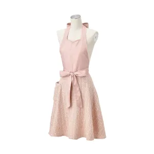 Tweed Full Apron Pink