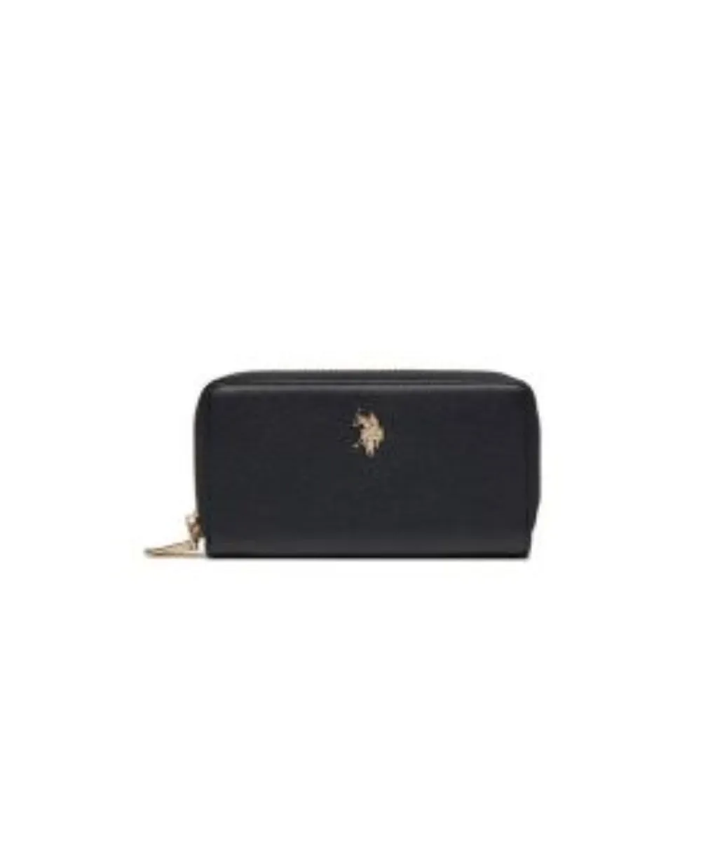 US POLO ASSN WOMEN JONES DOUBLE ZIP WALLET