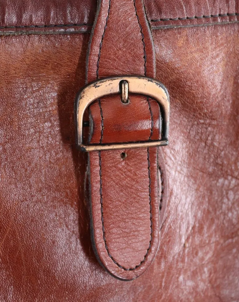 Vintage Leather Satchel Bag