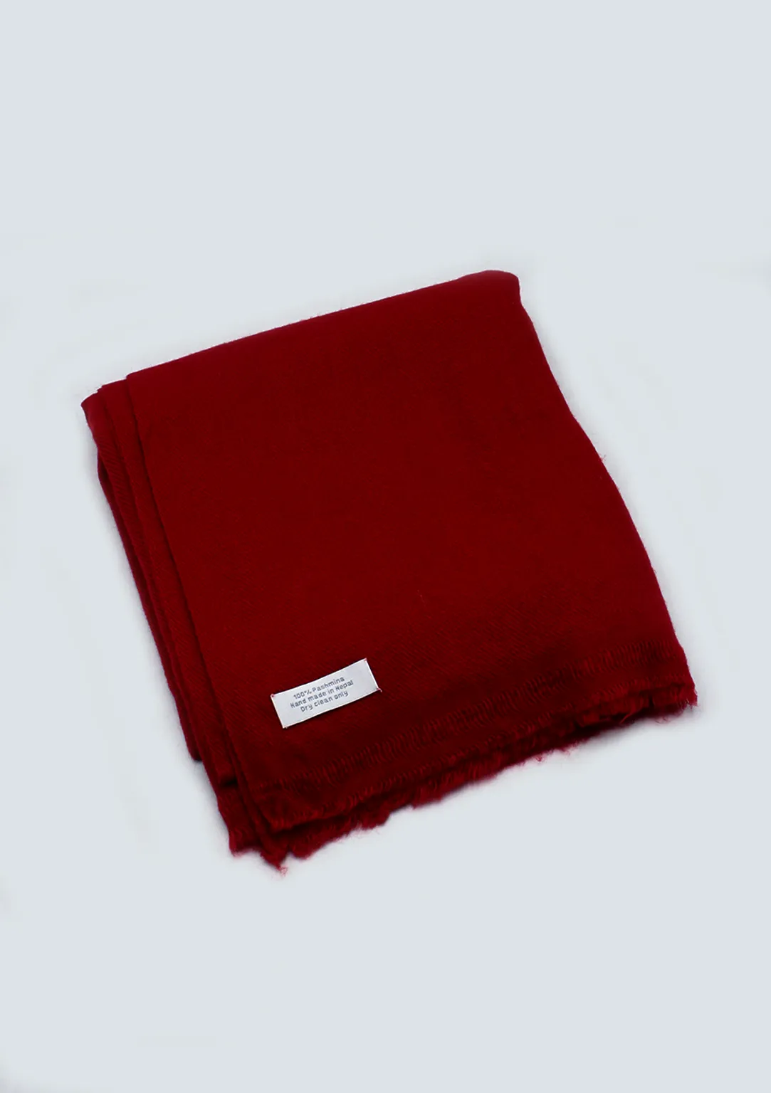 Wine Red Pure Pashmina Shawl