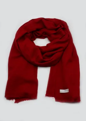 Wine Red Pure Pashmina Shawl