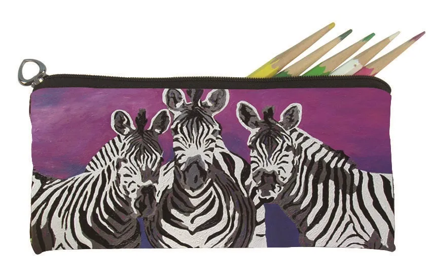 Zebra Kitten Pencil Bag - Family